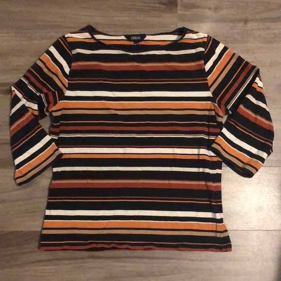 Cute Striped Long Sleeve Shirt - Picture 1 of 4